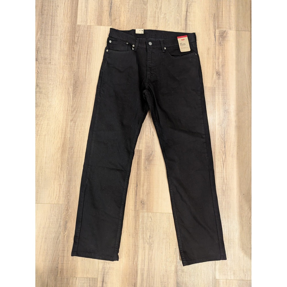 Levis 559 Relaxed Straight Jeans Mens 34x34 Black Stretch Denim NWT